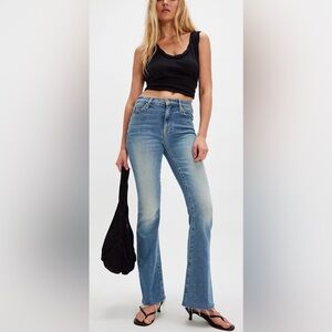 MOTHER The Weekender Frayed Flare Jeans We The animals wash Size 29